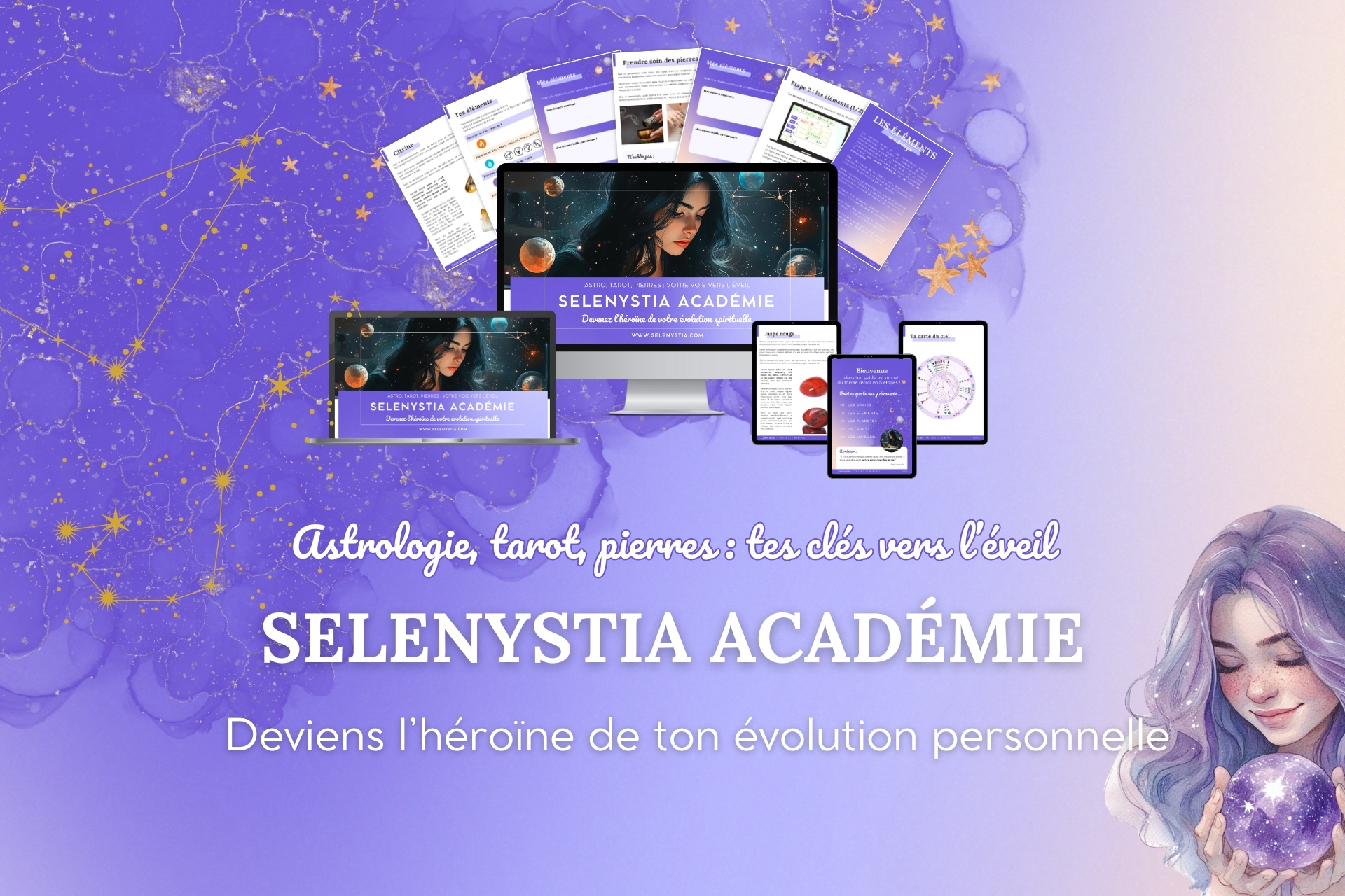 academie selenystia astrologie tarot lithothérapie