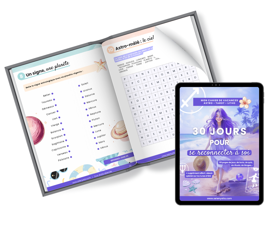 extrait cahier vacances selenystia astrologie
