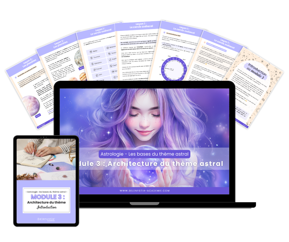 formation en ligne débutant astrologie tirages tarot lithothérapie