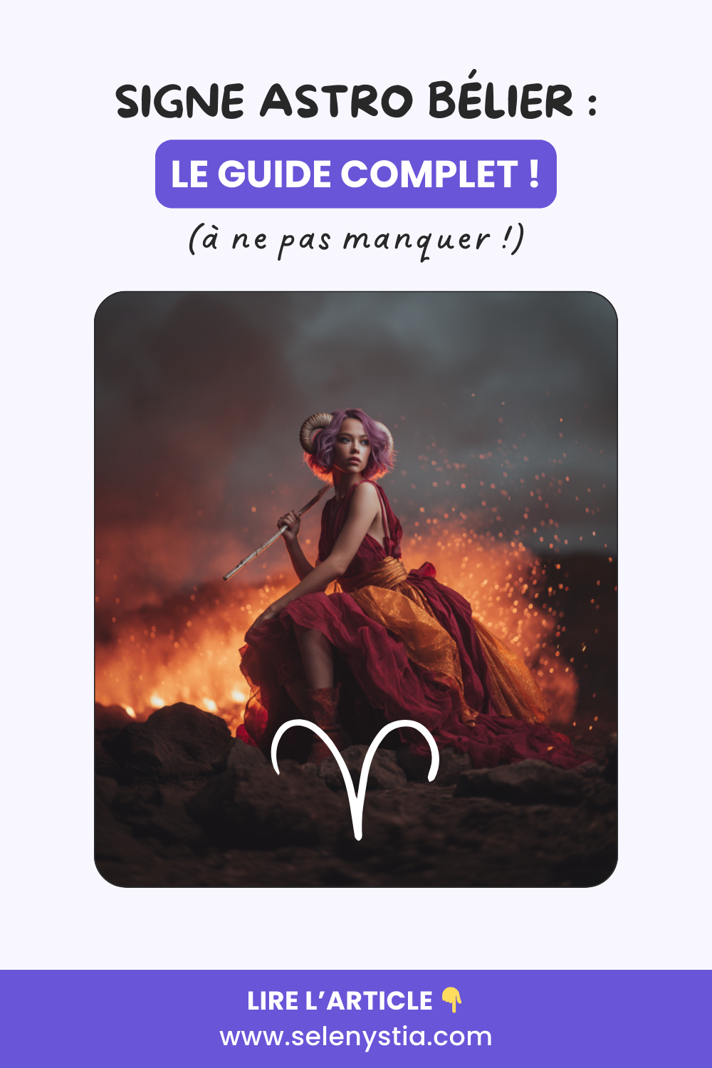 Pinterest - Signe astrologique Bélier - Selenystia